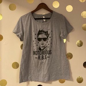 Graphic tee featuring Ruth Bader Gingsburg